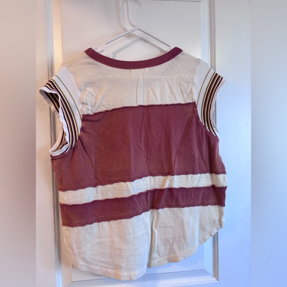 NWOT We The Free Hint of Stripe Top - Picture 6 of 7